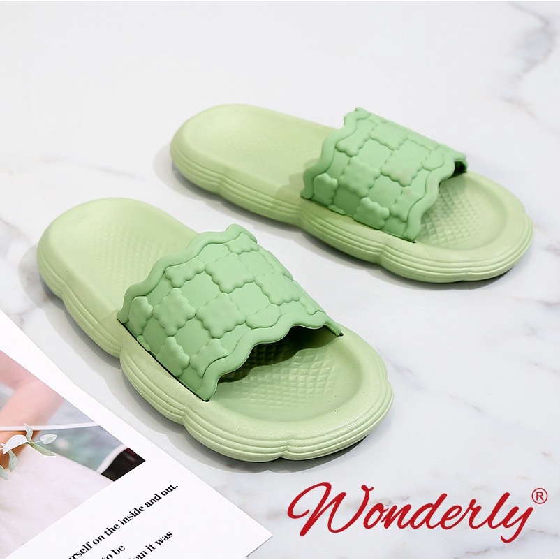 Sendal Selop Wanita Jelly Wonderly | Sandal Slop Wanita Karet V205-WL5