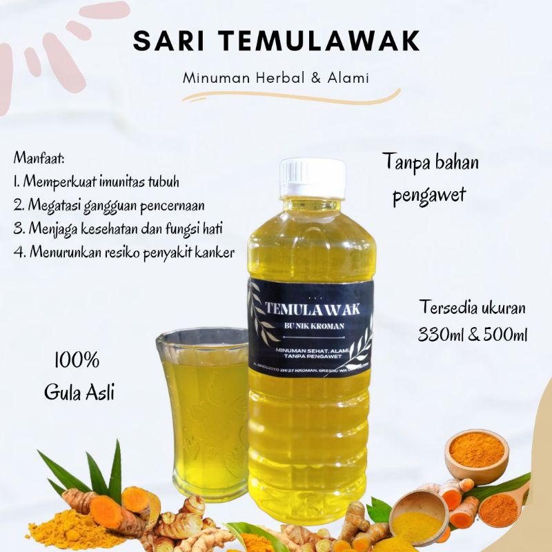 

Minuman Tradisional Temulawak Alami Berkhasiat