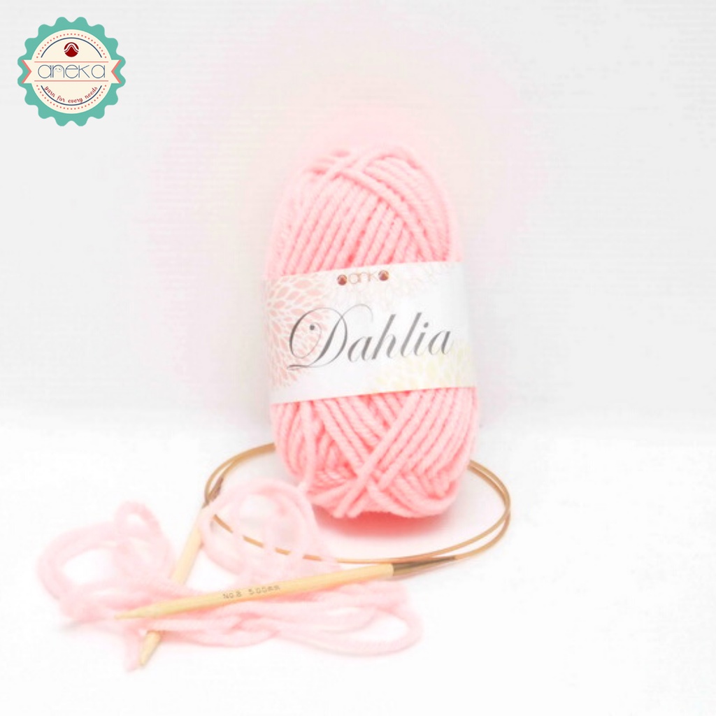 Benang Rajut Karpet Dahlia / Carpet Yarn - 1812 (Pink Baby)