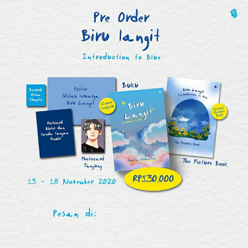 

Biru Langit: Introduction to Blue (BONUS: Postcard, Extra Chapter, Poster, Photocard, Picture Book)