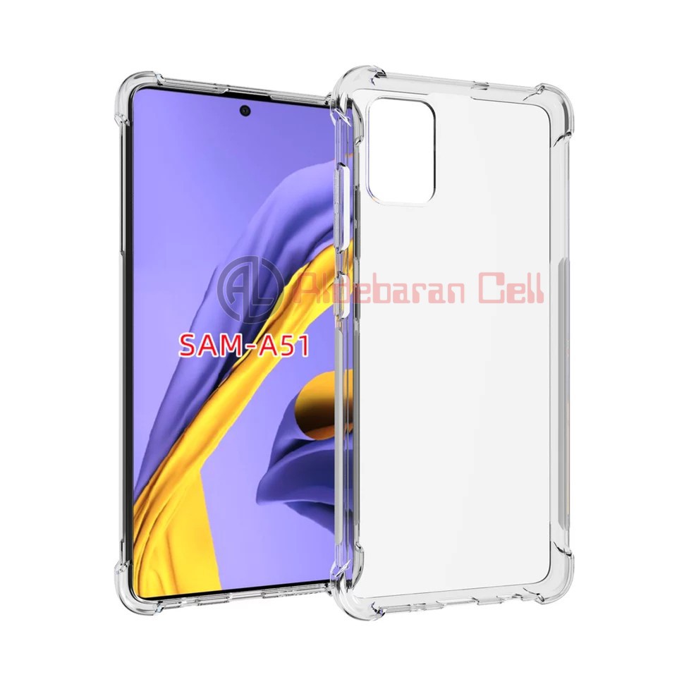 Softcase Transparan Anti Crack Samsung A51 Clear Case Anticrack Samsung A51 2020