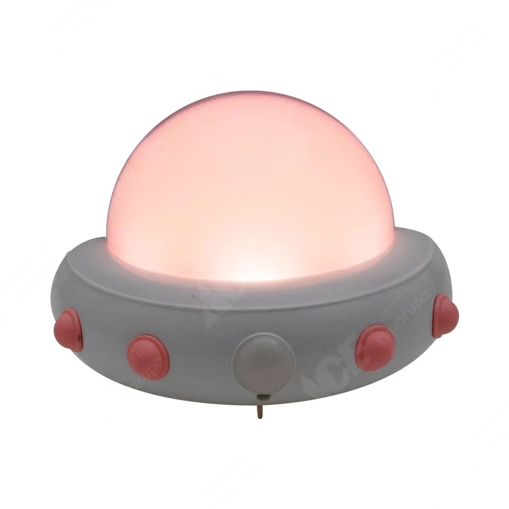 ACE Eglare Lampu Tidur Ufo Dengan Remote - Pink