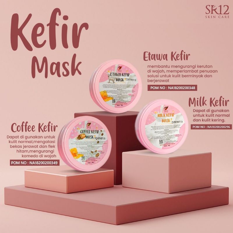 masker kefir sr12/etawa kefir/milk kefir/coffee kefir