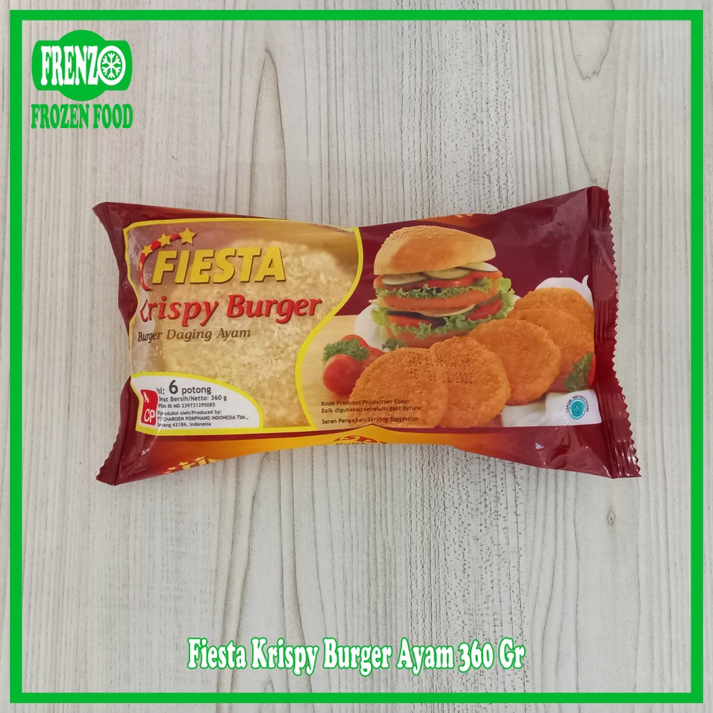 

Fiesta Crispy Chicken Burger isi 6 360 Gr