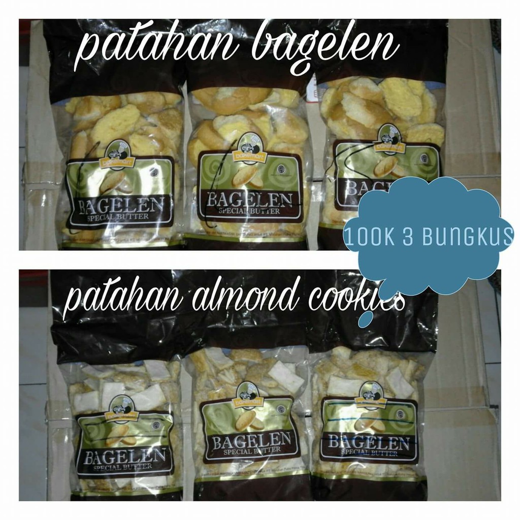 

kue kering kartikasari/bagelen/almon cookies/patahan