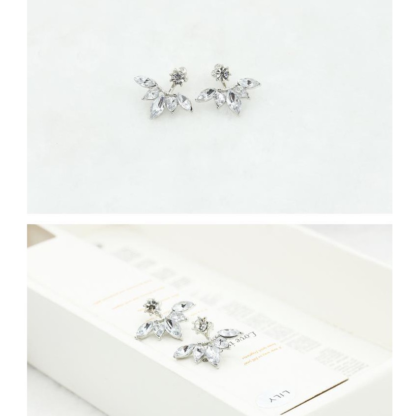 Anting Perhiasan wanita Korea earrings bunga mode liar