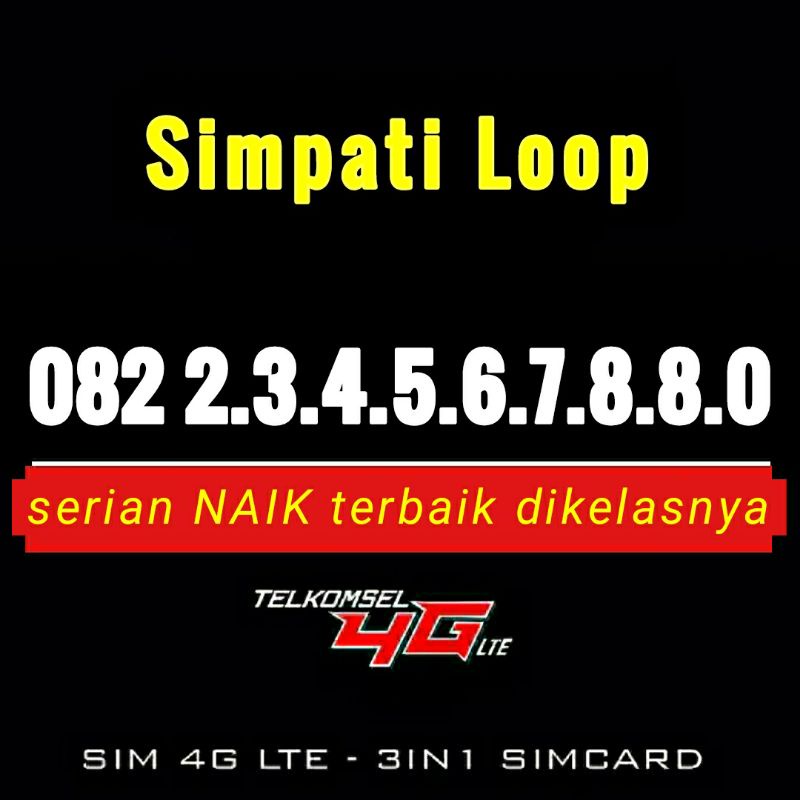 Nomor cantik simpati 0822