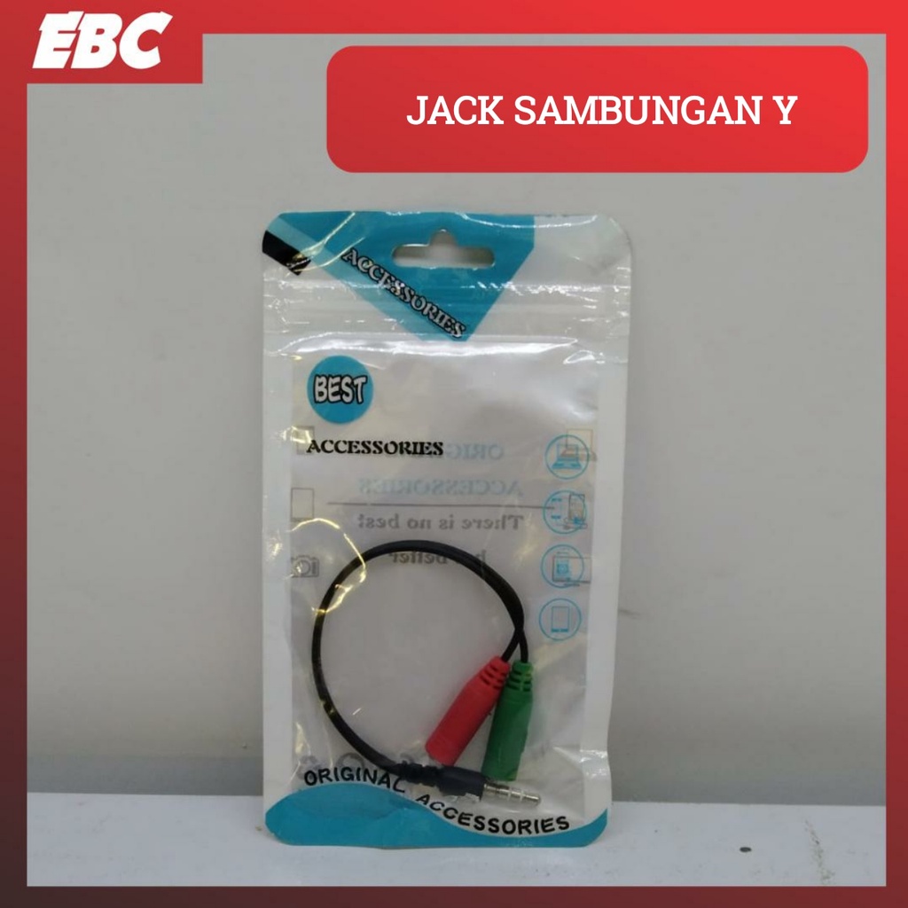 Kabel Jack Sambungan Y