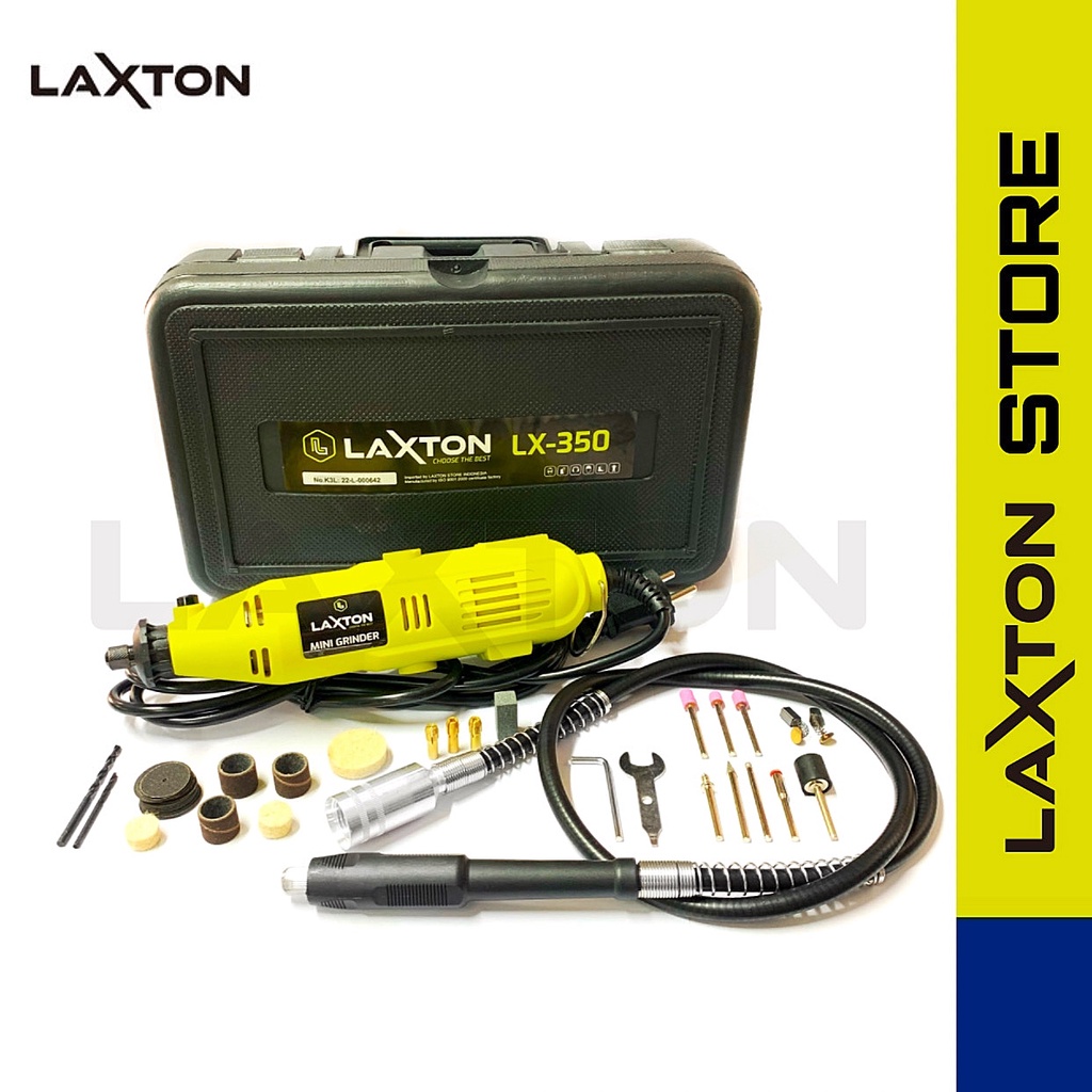 LAXTON Mesin Mini die grinder set gerinda mini LX350 MURAH LARIS