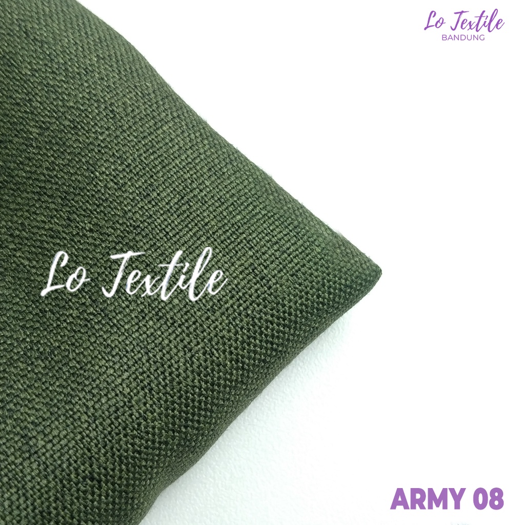 Kain Katun Madinah Fodu 0.5 Meter (Seri 1) - Bahan Cotton Madina Medina-Army - 08