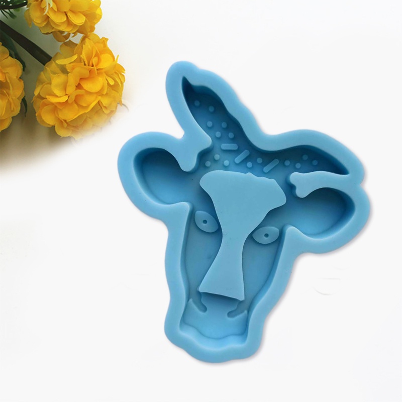 SIY  Bull Head Shape Quicksand Box Epoxy Resin Mold Storage Case Silicone Mould DIY Crafts Container Jewelry Decorations Making Tools