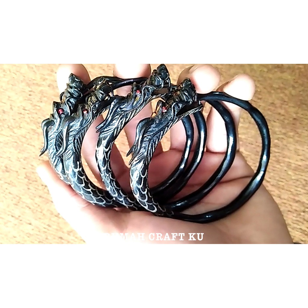 READY STOCK - ASLI Gelang AKAR BAHAR LENTUR MTF Naga Sisik Size KECIL