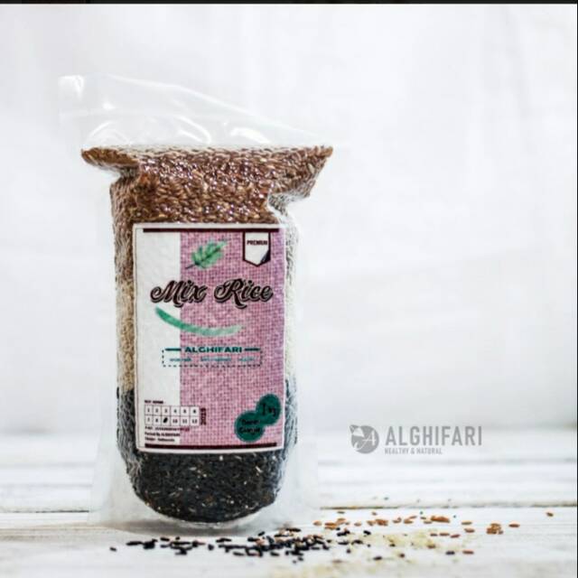 

Gonze x Beras Mix Organik Alghifari beras sehat