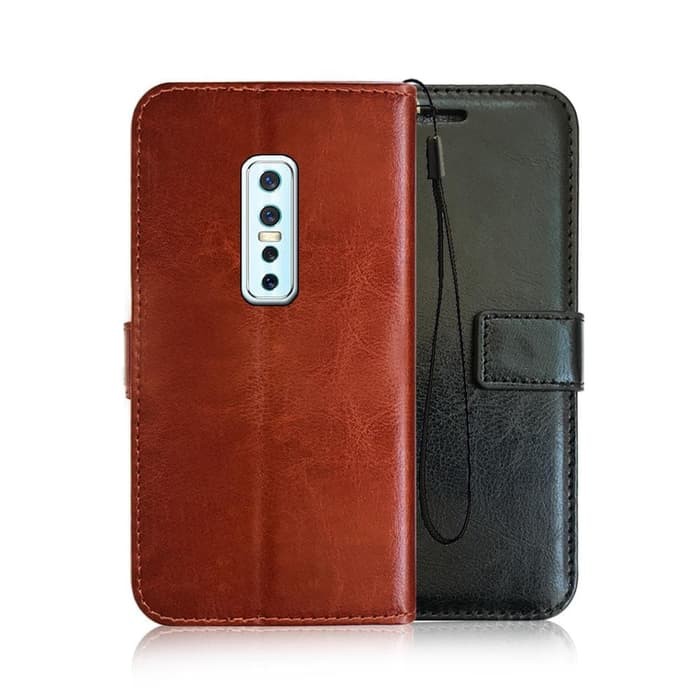 VIVO V17 Pro Flip Cover Wallet Leather Case Premium