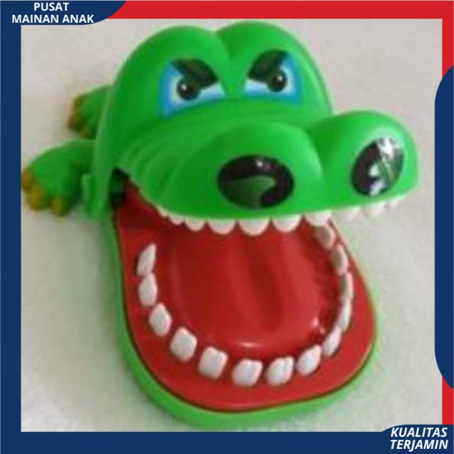 ( BISA COD ) Mainan Anak Crocodile Dentist / Mainan Buaya Gigit Jari Tricky Toy Crocodile Biting Toy Crocodile