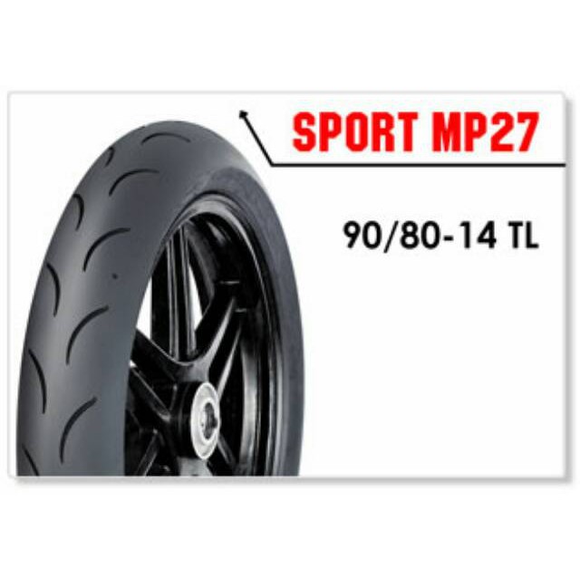 FDR Sport MP27 90/80 Ring 14 Ban Motor Kering Race soft compound Ban FDR MP 27