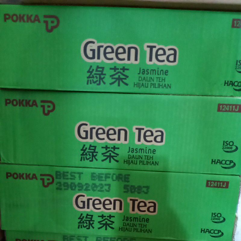 

Pokka Green Tea Teh Hijau Greentea Kaleng 300 ml 300ml isi 24 kaleng