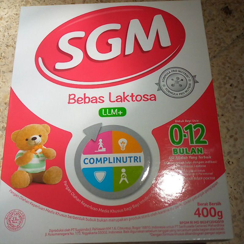 SGM LLM+ 400GRAM Bebas Laktosa