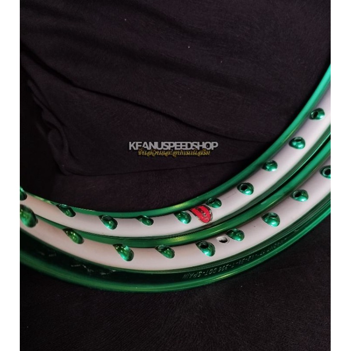 Velg Akront Hijau 2tone Thailand Ring 17