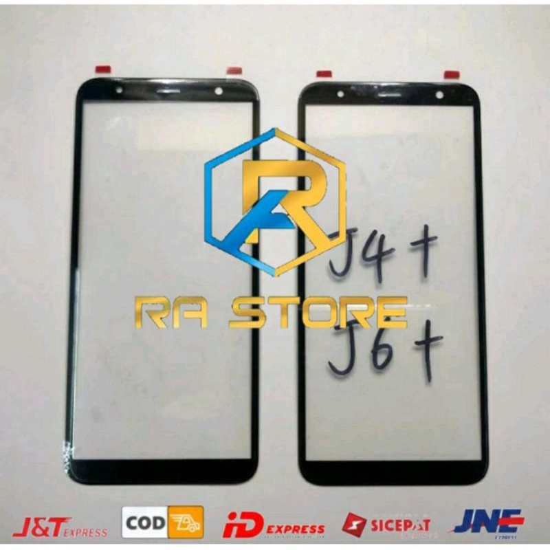 Kaca Lcd + Lem Oca Samsung J4 PLUS J415 | J6 PLUS J610 | J6 PRIME Kaca Depan Kaca Touchscreen Glass 