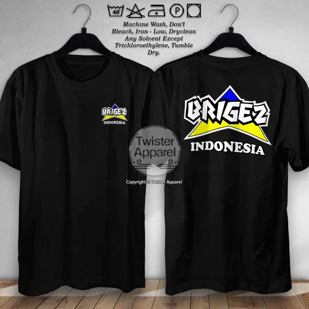 Kaos Brigez Ormas Indonesia Dewan Pimpinan Wilayah Baju Distro Organisasi Masyarakat Cotton Combed 3