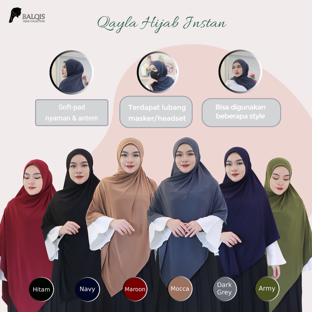 Qayla Hijab Syar'i Instan