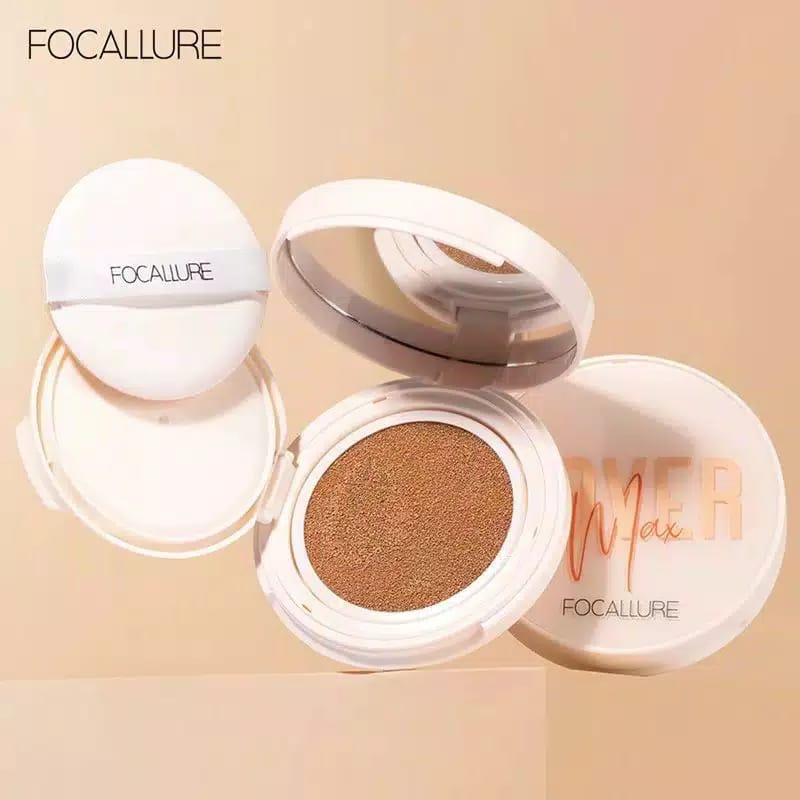 Focallure Covermax Longlasting BB Cushion Foundation mebutrisi dan Melembabkan kulit ORIGINAL FA162