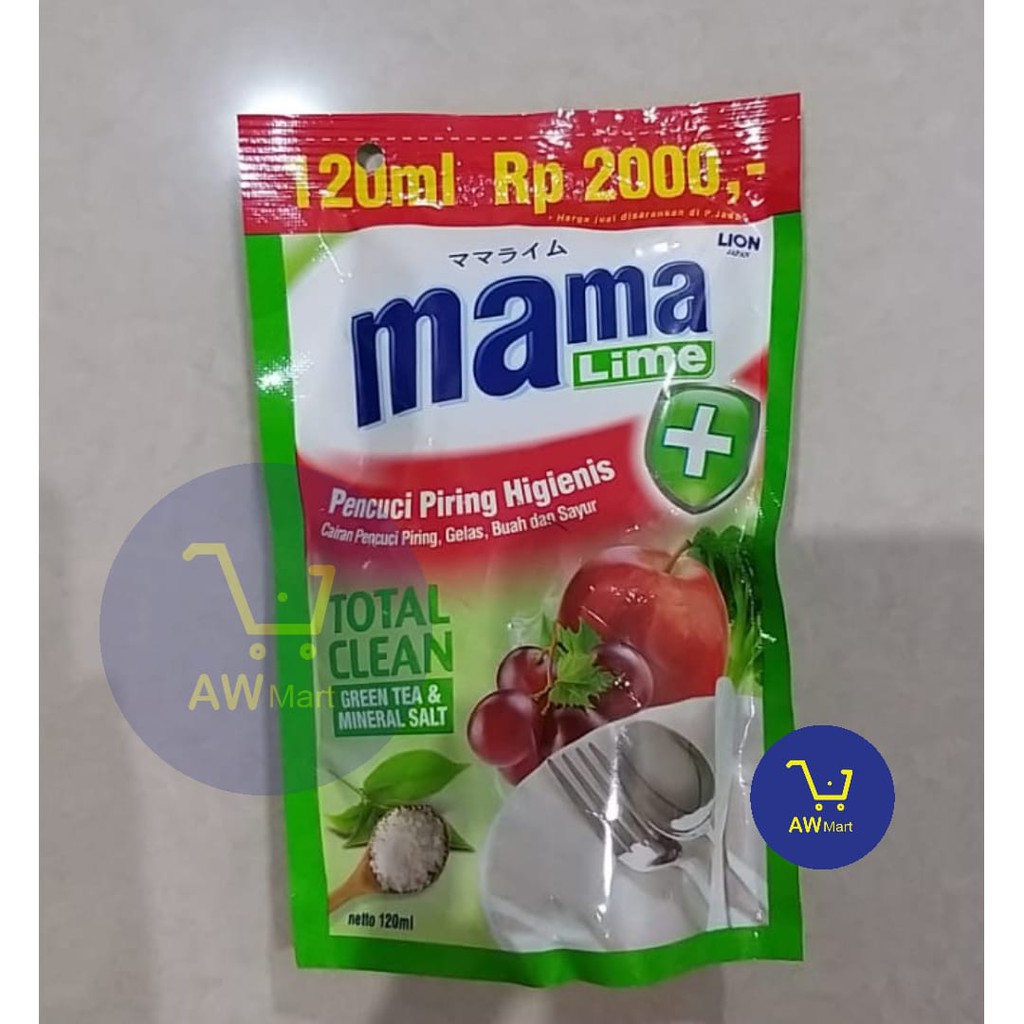 Mama Lemon  Rp2000  Sabun Cuci Piring 120ml REFILL (DARI PABRIK LANGSUNG)