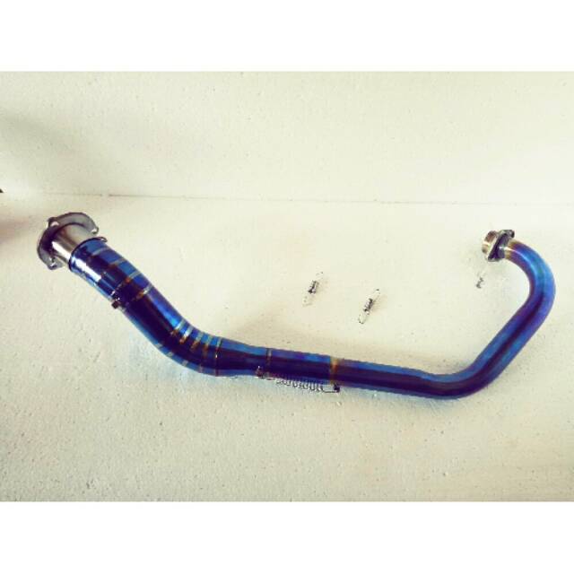 Leher Knalpot Fu dan adaptor Header satria fu bluemoon