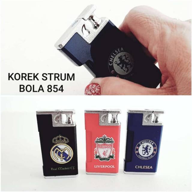 Korek Api Jail Setrum Motif Club Bola