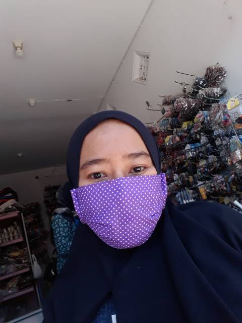 masker  katun motif