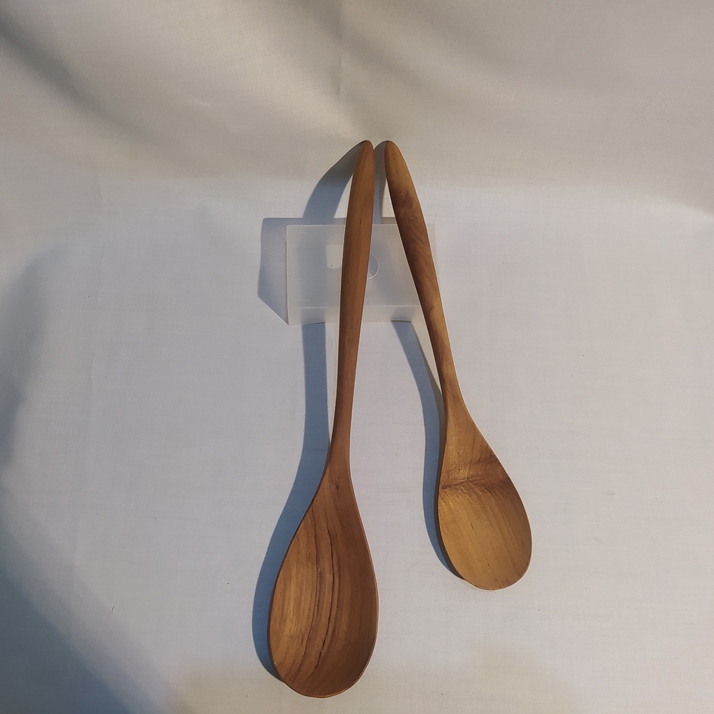 AL- SENDOK SAYUR Besar Kayu Jati Perhutani - Delicata Soup Spoons