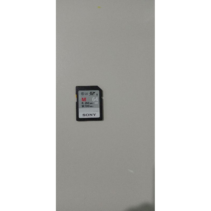 Memory Sony 64 GB (UHS -II SD HC)