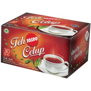 

SOSRO TEH CELUP BLACK TEA BOX 30X2g