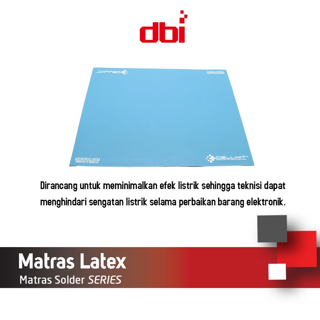 Alas Matras Solder Antistatis Latex CELLKIT 40x50cm