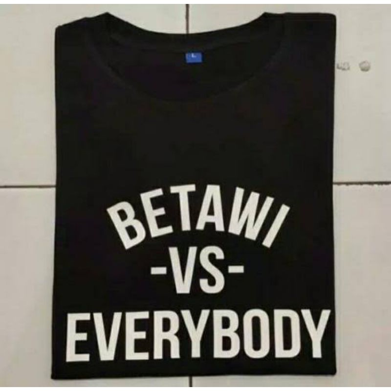 T-SHIRT KAOS BETAWI VS EVERYBODY JAKARTA TEE