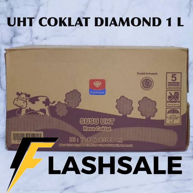 DUS susu uht coklat diamond 1 liter