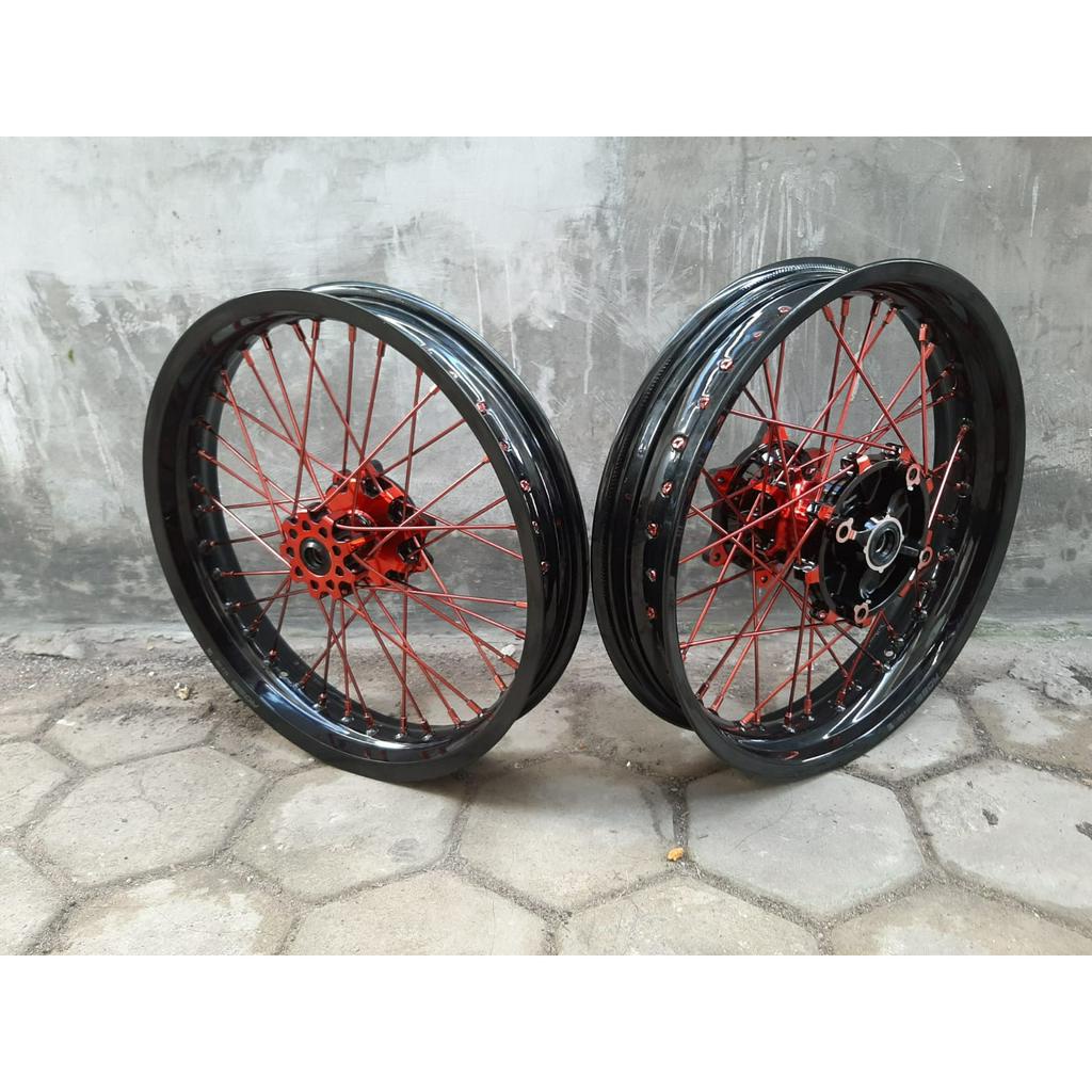 Velg Set Supermoto Honda CRF 150 L Velk SUMO CRF pelek tanpa ban crf 150 L