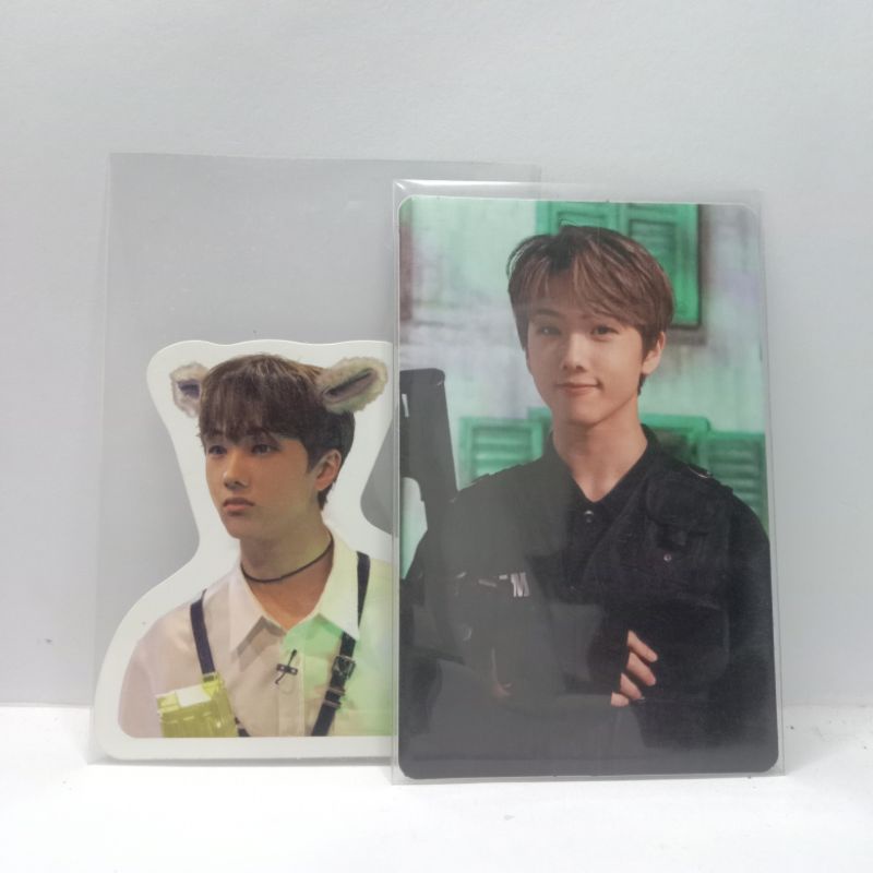 jisung sticker puff set