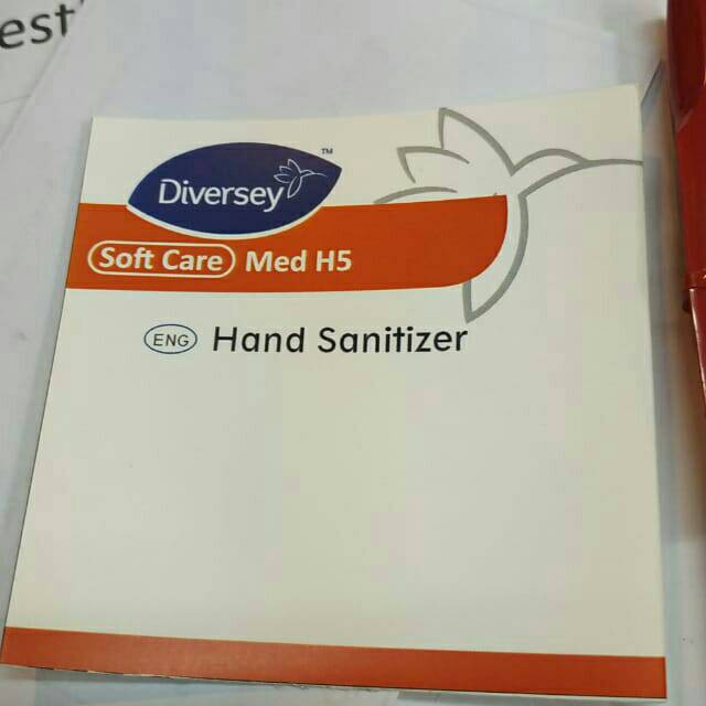 

Stiker hand sanitizer diversey UK 7x7cm