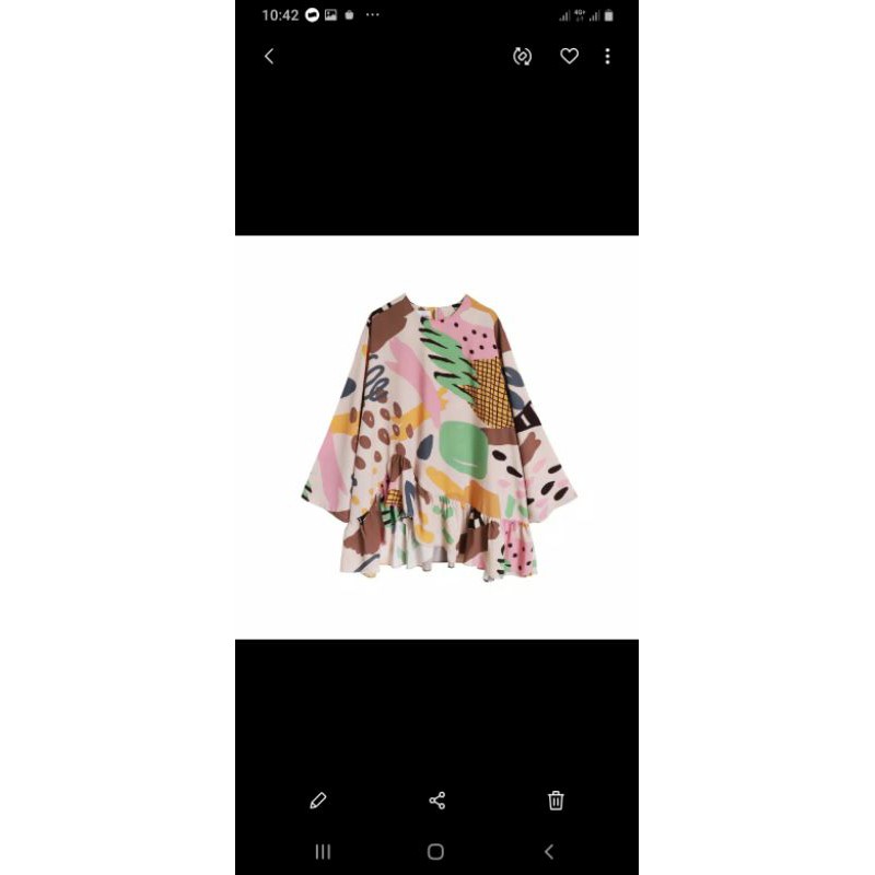 Nadjani Cika Printed Naura defect
