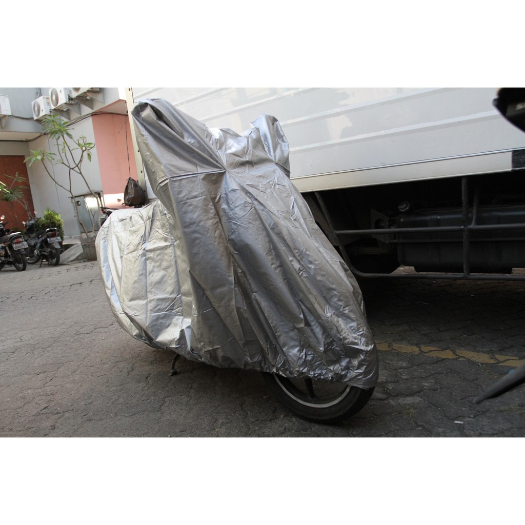 Carinn Cover Selimut Sarung Motor Ukuran STANDAR Bahan Parasut PVC Full Karet