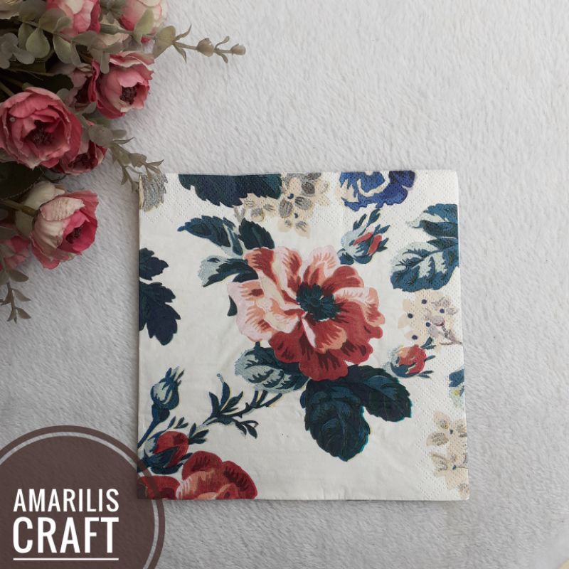 [1Lembar] Tissue Decoupage Paper Napkin IKEA