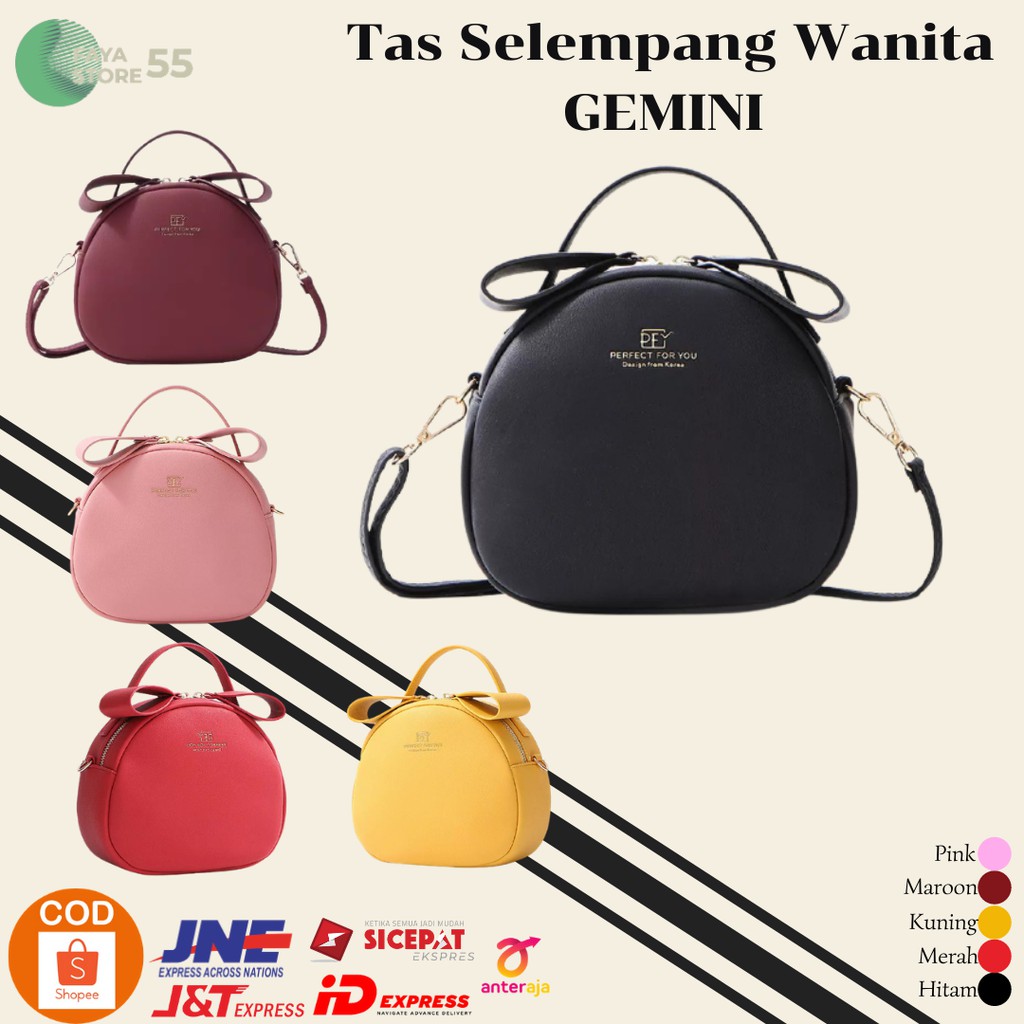 GEMINI - Tas Selempang/Tas Selempang Wanita/Tas Slempang Wanita/Tas Slempang Wanita Murah
