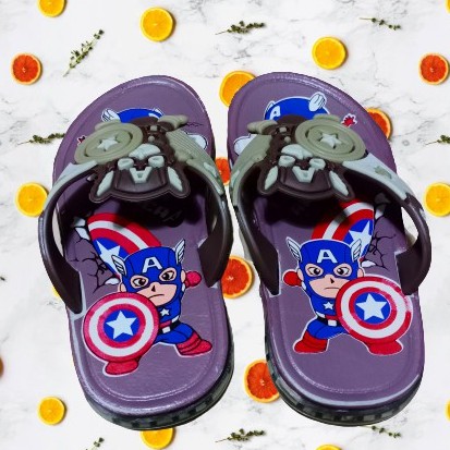 Sandal Anak Laki Laki Karakter Captain America