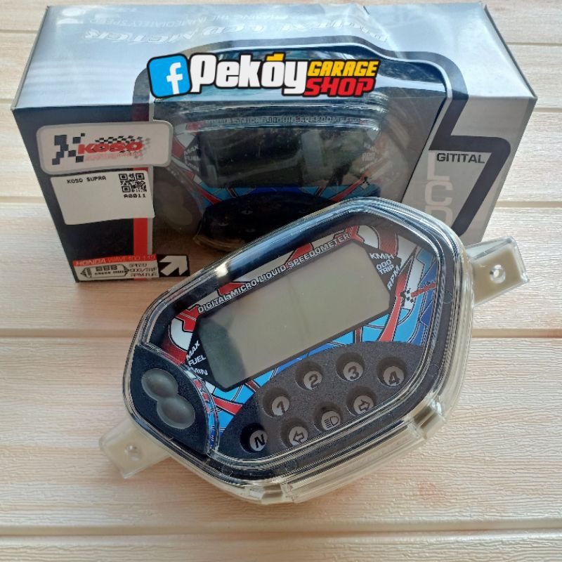 KOSO SPEEDOMETER DIGITAL HONDA SUPRA WAVE 110 100 HARGA TERMURAH