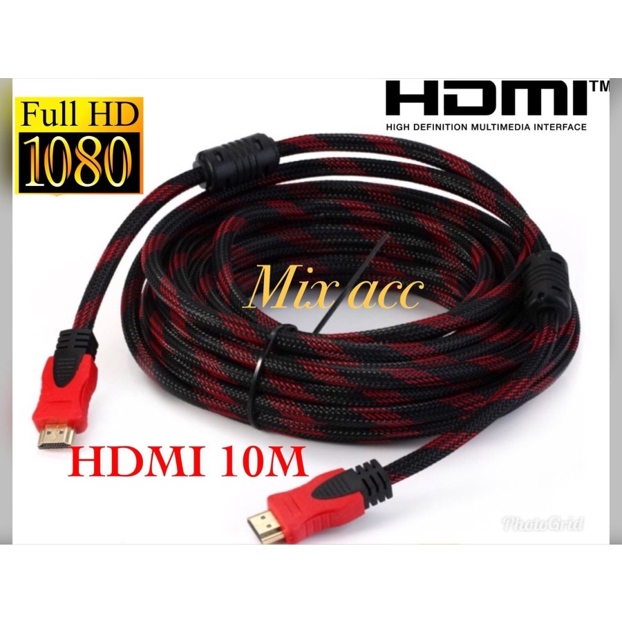 KABEL  multimedia kabel  10M SERAT JARING  multimedia kabel TO  multimedia kabel  10 m 1080P V1.4 3D HQ