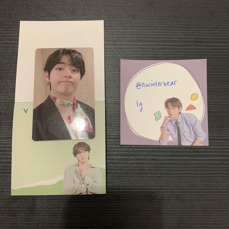 PHOTOCARD BLURAY MEMORIES 2019 BR19 TAEHYUNG PC