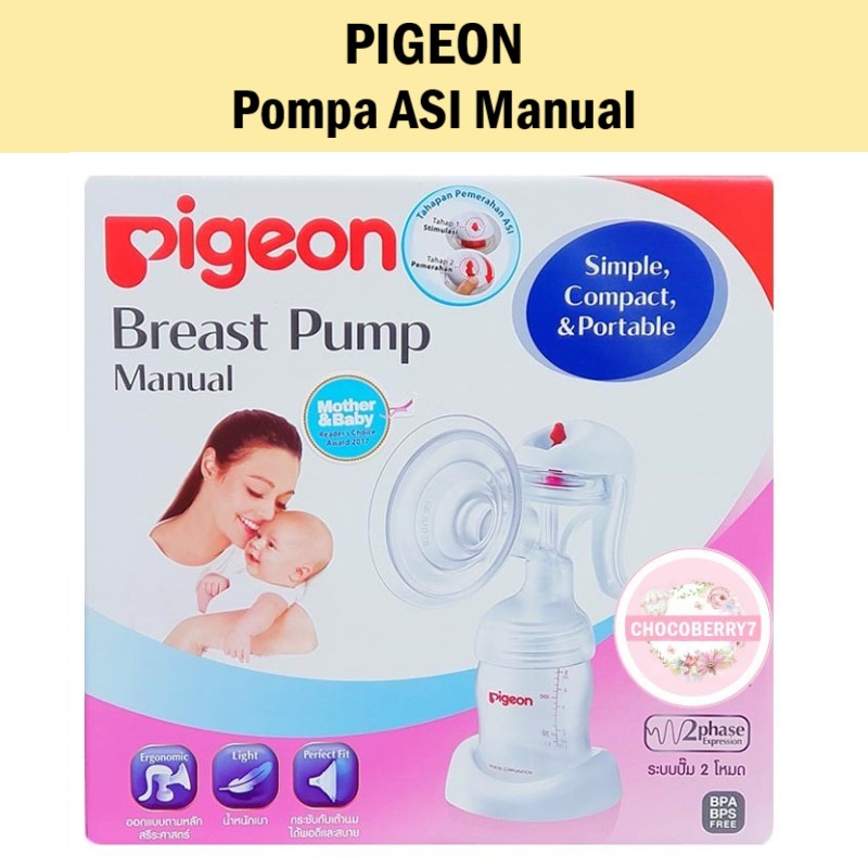 Pigeon Manual Breast Pump Pompa ASI Manual Breastpump Plastik BPA Free