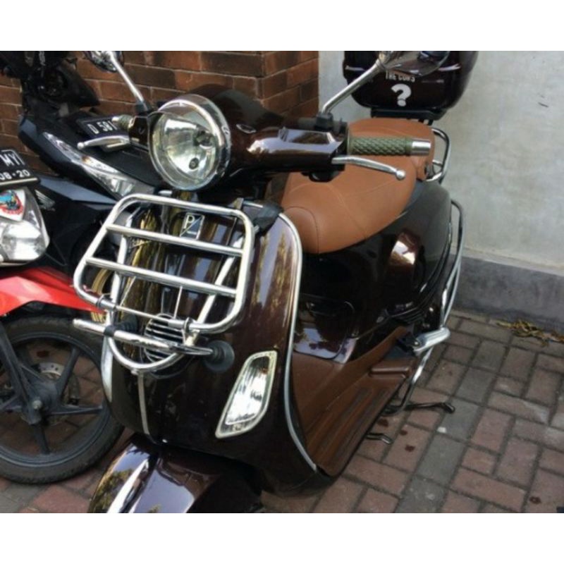 front rack vespa LX dan S / aksesoris vespa